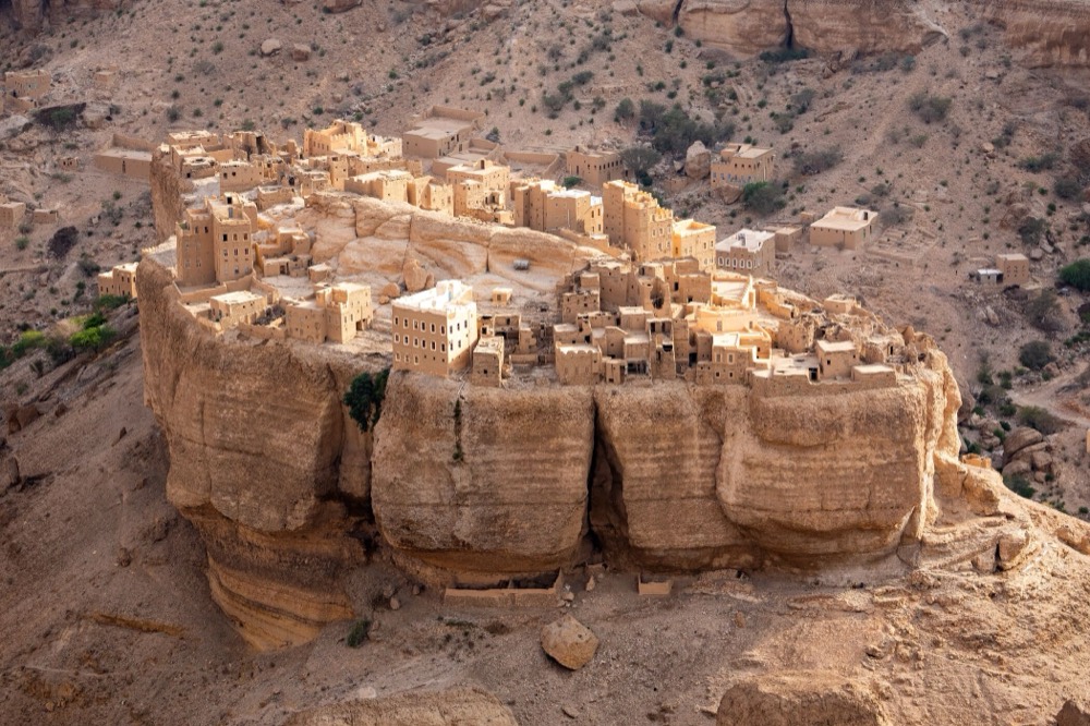 Haid Al-Jazil, the village on the rock, Yemen